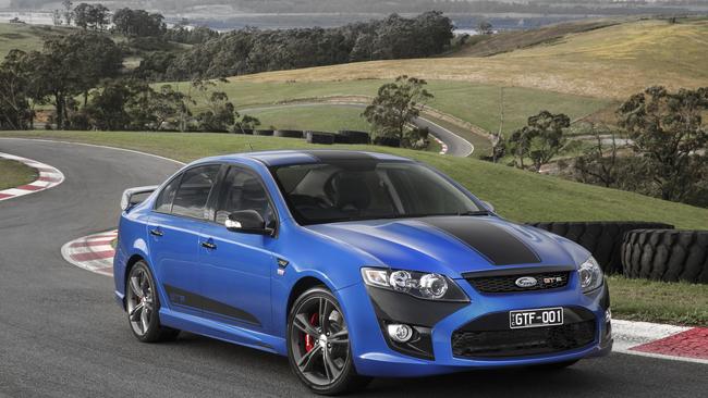 Bittersweet ... Ford has unveiled its “best Falcon GT ever” as production slows to 83 cars a day.