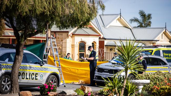 The Advertiser understands the man was struck when a four-wheel-drive and trailer were reversing. Picture: Tom Huntley