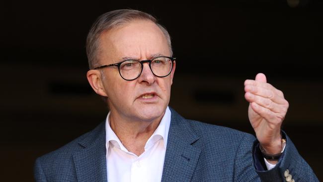 Labor leader Anthony Albanese could benefit as Queensland appears to swing away from the Morrison government. Picture: Liam Kidston