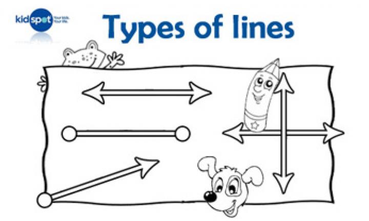 kinds of lines in math