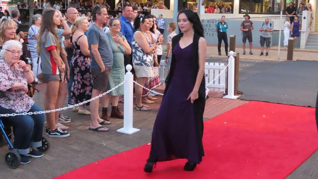 Urangan State High School students celebrating their formal.