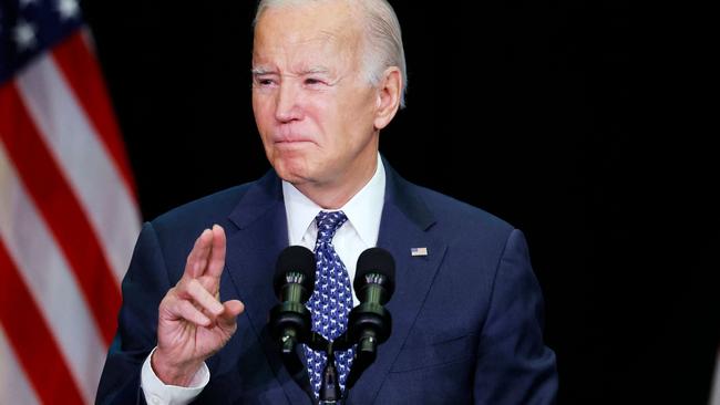 Joe Biden won’t be prosecuted for sharing classified documents. Picture: Getty Images via AFP.