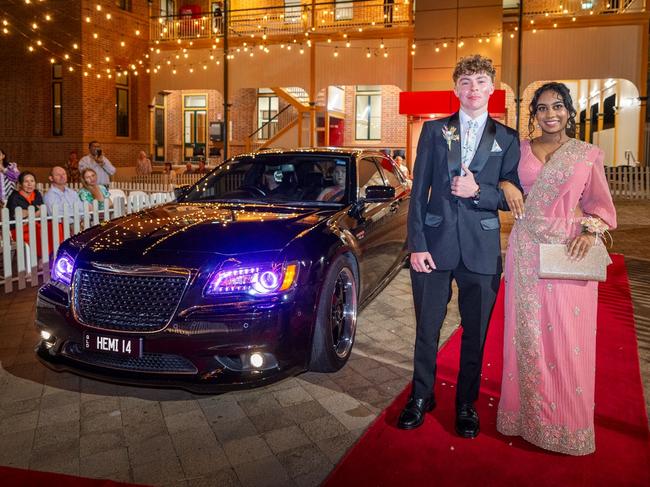 CLASS OF 2024: Townsville Grammar School formal. Students Harry Lashmar & Yumindi Bandara.