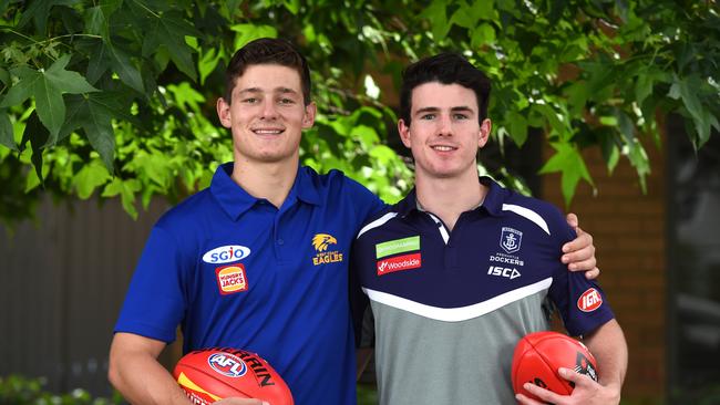 Hamish Brayshaw was taken in the same draft as brother Andrew. Picture: David Smith.