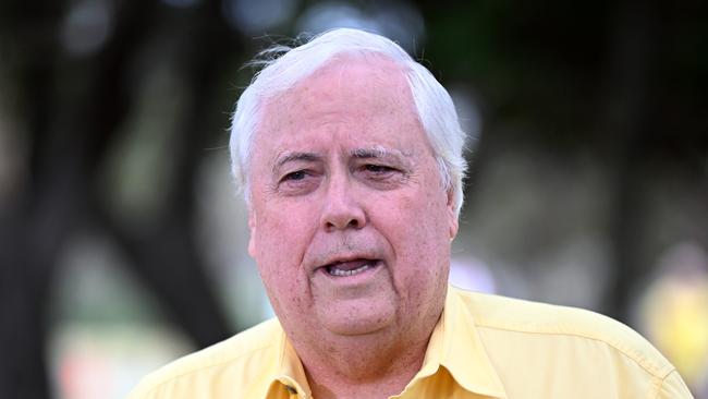 Businessman Clive Palmer. Picture: NCA NewsWire / Dan Peled