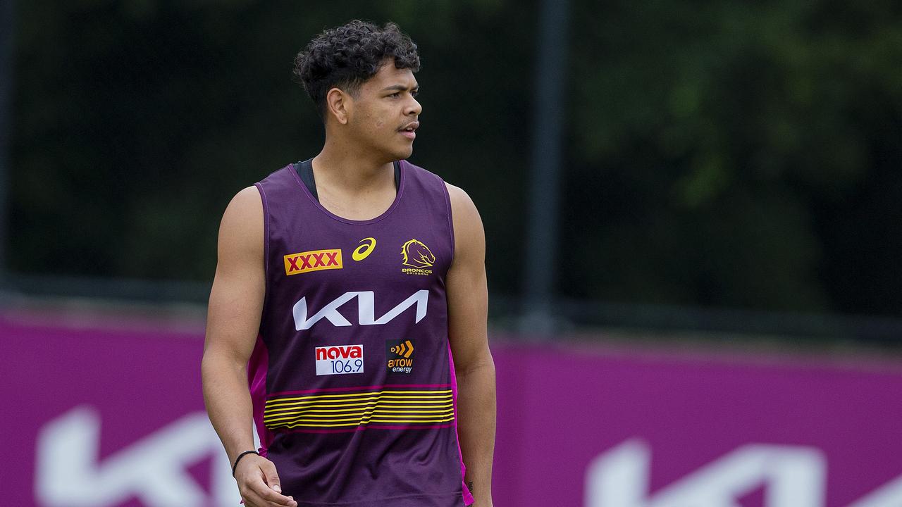 Selwyn Cobbo walked out of a Broncos thrashing. Picture: Jerad Williams