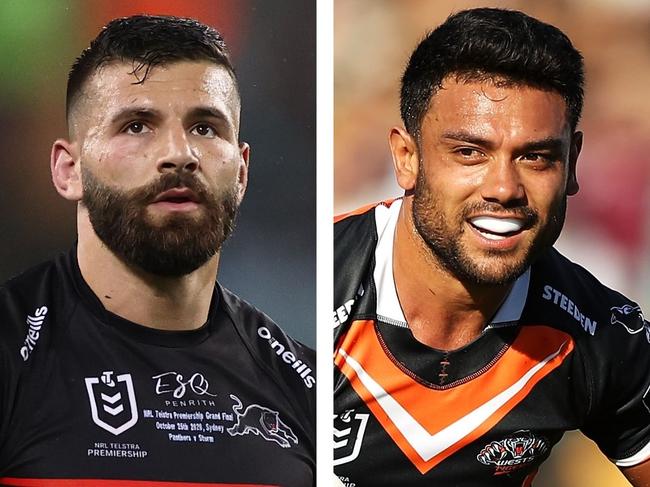 The SuperCoach Mastermind's top wingers of 2020: Josh Mansour and David Nofoaluma. Who will be top in 2021?