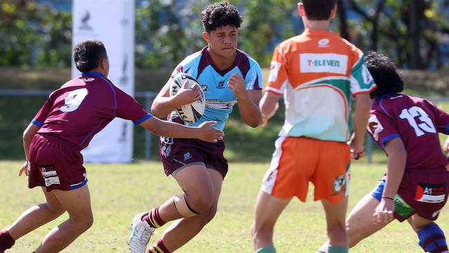 School rugby league finals, Keebra vs. Wavell Heights, Acacia Ridge. Picture: Liam Kidston