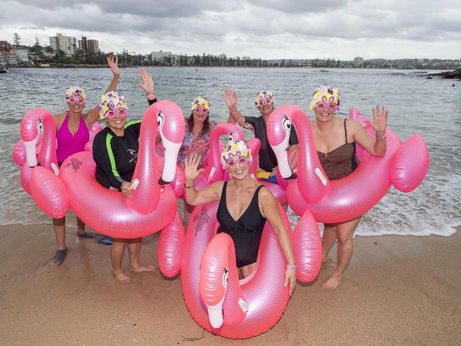 Left to right: Lorraine Scott, Jo Moffitt-Goulding, Anthea Guyot, Kelly King, Leanne Black and Diane Curtale. (AAP IMAGE / Troy Snook)