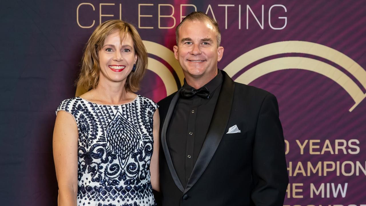 Amanda and Ben Bishop at the 2021 Resource Industry Network awards at the MECC. Picture: Tristan Mariano