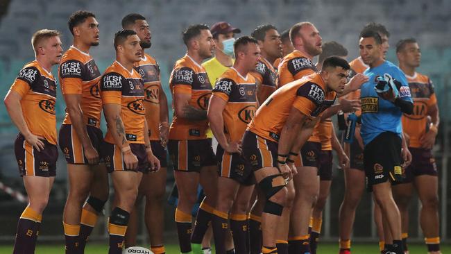 The Broncos are enduring a nightmare season on and off the field. Picture: Brett Costello