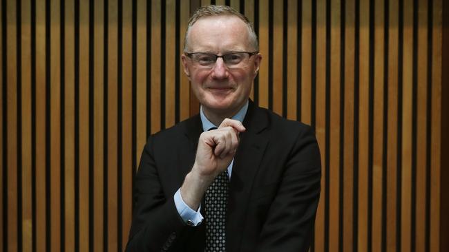 Governor of the Reserve Bank of Australia Philip Lowe said cash is mainly being used by tax avoiders, criminals and those concerned with privacy. Picture: Kym Smith