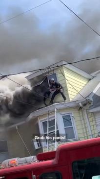 Man rescues neighbours from house fire