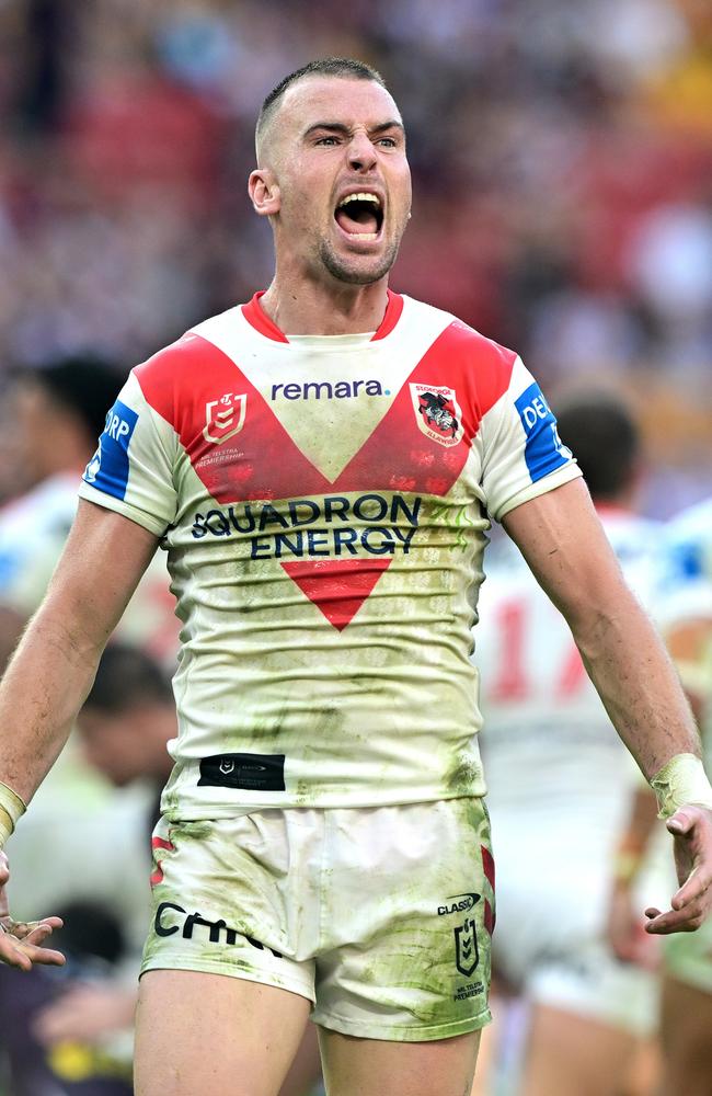 Clint Gutherson completely outplayed the Broncos at Suncorp Stadium. Picture: Bradley Kanaris/Getty Images