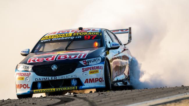 Shane van Gisbergen on his way to victory (Photo by Daniel Kalisz/Getty Images)