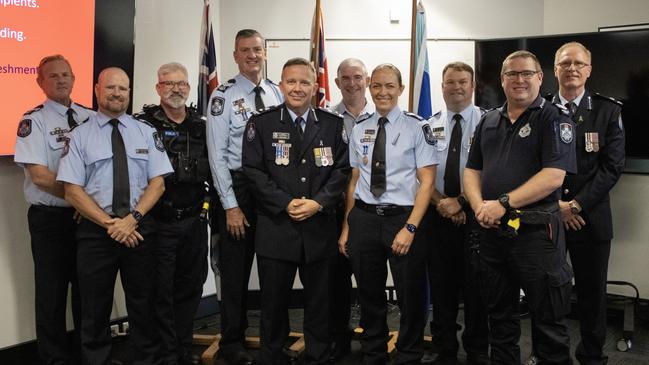 Several officer and police staff received awards at the 2024 Bundaberg Police Medal Ceremony.