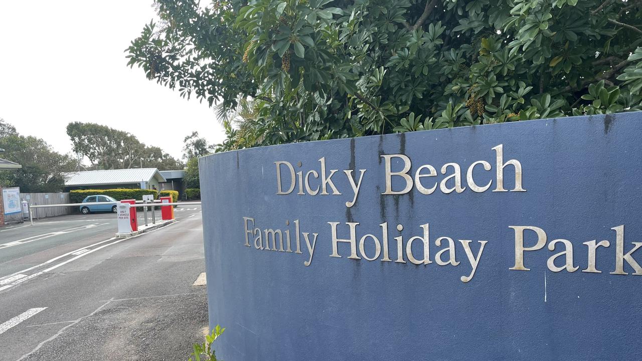 Dicky Beach Family Holiday Park is home to 83 residents. Picture: Letea Cavander