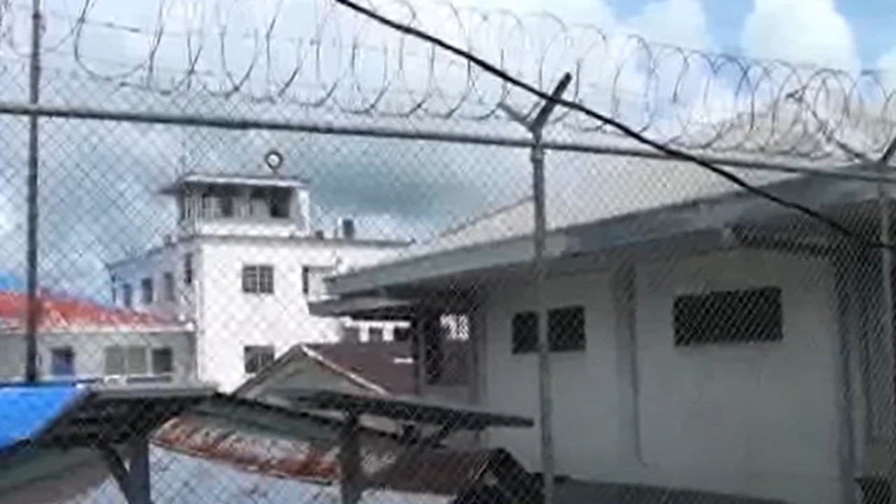 Conditions inside Koror Jail. Picture: Oceania TV