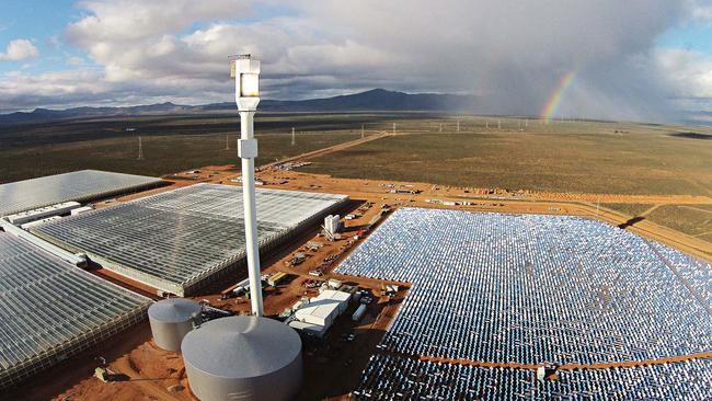 Over the rainbow: Sundrop Farms is powered by thousands of mirrors. Picture: James Elsby