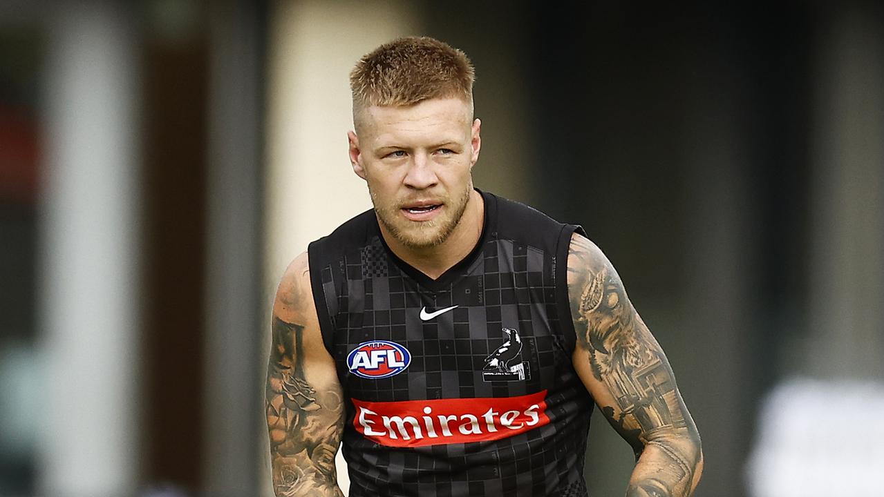 Collingwood coach Craig McRae would love Jordan De Goey to stick around for the long term. Picture: Getty Images