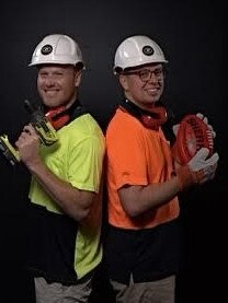 Sam McClure and Mitch Cleary have teamed up for a new podcast, Tradies.