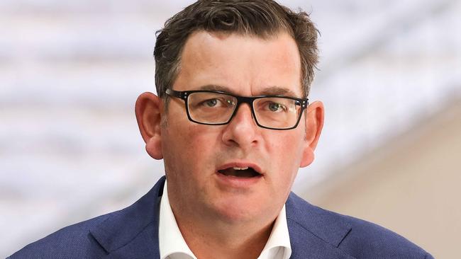 MELBOURNE, AUSTRALIA - NewsWire Photos 23 JANUARY 2022 : Victorian Premier Daniel Andrews gives an update on return to school for 2022 during the omicron covid-19 outbreak. Picture : NCA NewsWire / Ian Currie