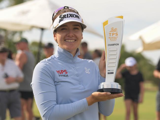 20th of Feb 2022 Pictured: Hannah Green at the mixed-gender TPS Murray River event, Picture: Golf Australia