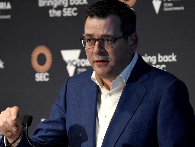 MELBOURNE, AUSTRALIA - NewsWire Photos JUNE 29, 2023: Victorian Premier Daniel Andrews addresses the SEC Jobs and Skills Forum at the Park Hyatt in East Melbourne. Picture: NCA NewsWire / Andrew Henshaw