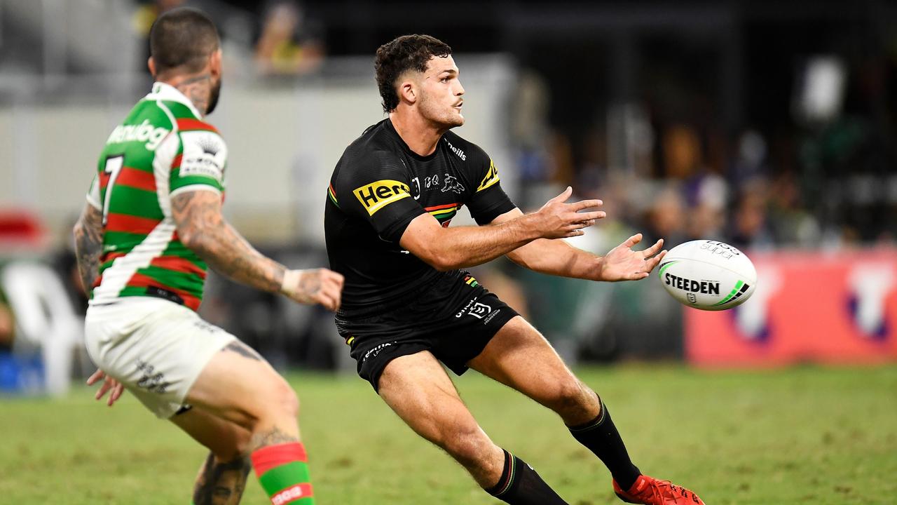 Ivan Cleary has fired back after Wayne Bennett accused the Panthers of using illegal tactics to protect Nathan Cleary. Picture: Getty Images.