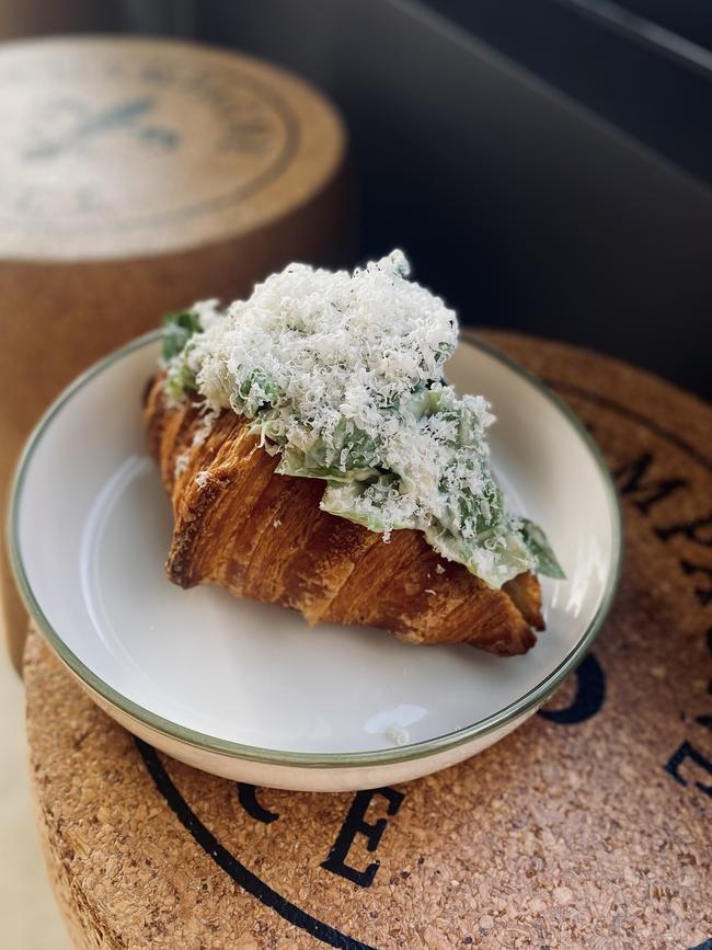 Wunderbar's stuffed croissant (Caesar). Picture: Supplied by WunderBar & Restaurant