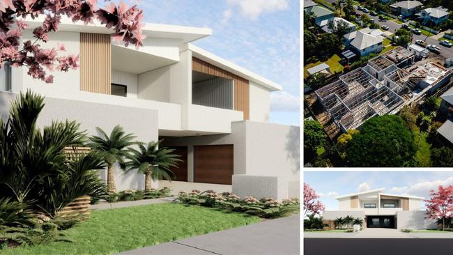 Renders for the two-storey, six unit development at 7 Glencoe Street, Allenstown.