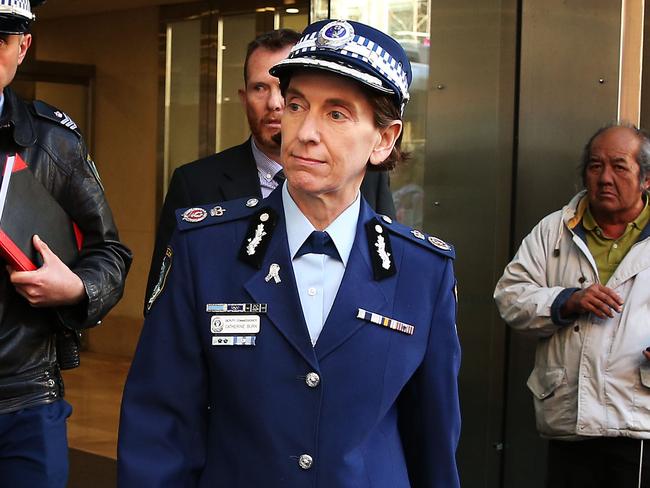 Deputy commissioner Cath Burn, has been relocated to Parramatta after being stripped of her role as head of counter terrorism. Picture: John Feder