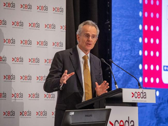 Rod Sims argued personal and corporate income tax was ‘maxed out’. Picture: NCA NewsWire / Christian Gilles