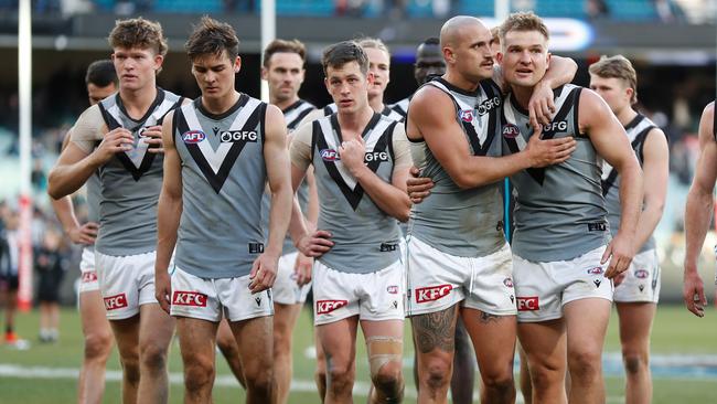 The Power’s injuries has hurt its SANFL side. Picture: Michael Willson/AFL Photos via Getty Images