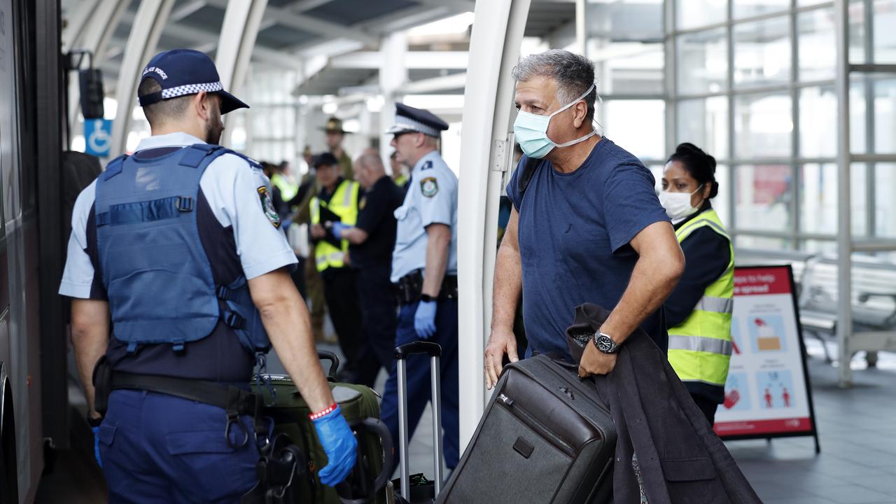 People returning to Australia will be put in to strict hotel quarantine. Picture: Nikki Short