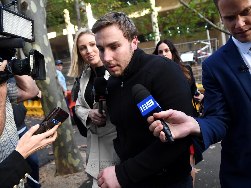 Adam Cranston the son of former ATO deputy commissioner Michael Cranston. Picture: AAP Image/Paul Miller.