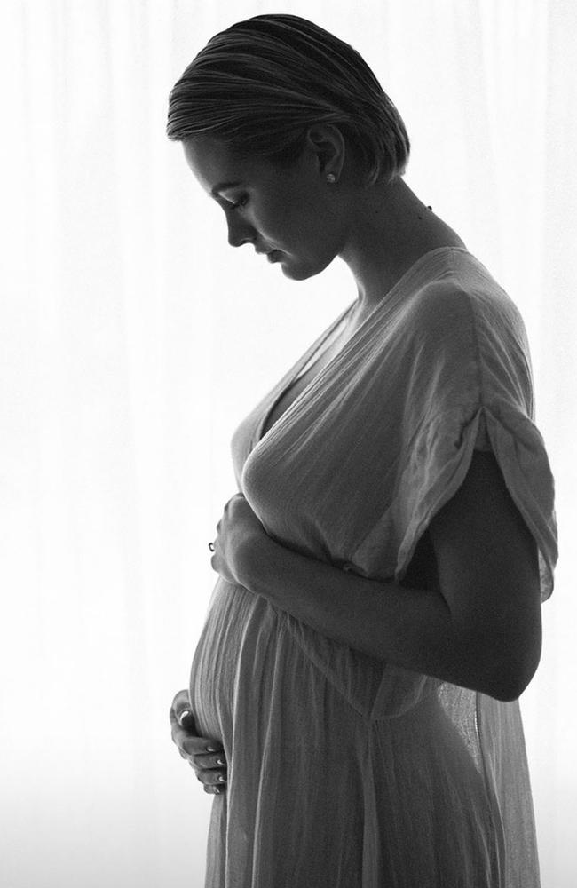 Jesinta Franklin announced her pregnancy via her app.