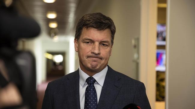 Shadow Treasurer Angus Taylor says millions of aspirational families will miss out on thousands of dollars if the promised tax cuts are scrapped. Picture: Gary Ramage