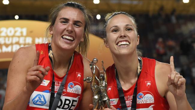 Maddy Proud and Paige Hadley are back for more with the Swifts.