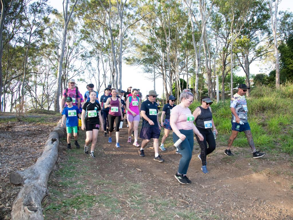 Start of the 5km Hike for Homeless. The Base Services, Hike for Homeless held at Jubilee Park. October 19th, 2024