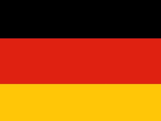 The modern day German flag.