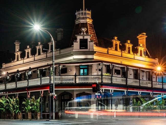 Deserted Adelaide CBD.  Corner Rundle Street and East Terrace. Picture: Scott Lawrance @ Visual Dynamics.