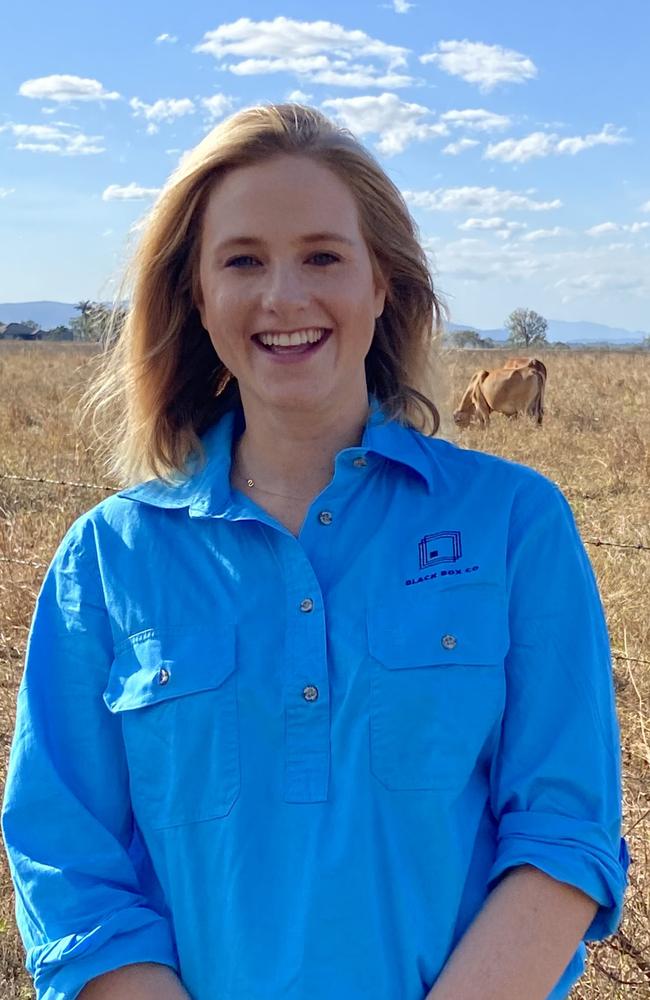 Queensland livestock vet Shannon Speight. Picture: Supplied