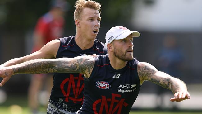 Nathan Jones was in superb condition at training. Picture: Wayne Ludbey