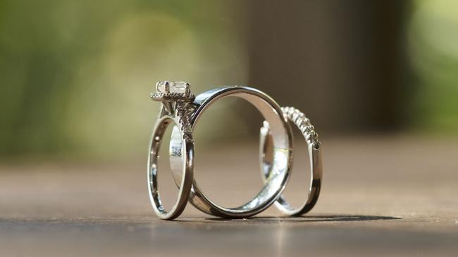 The rings. Picture: iSpy Wedding Photography (Dylan Evans)