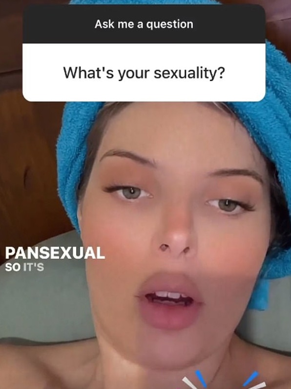 The OnlyFans star says she identifies as pansexual.