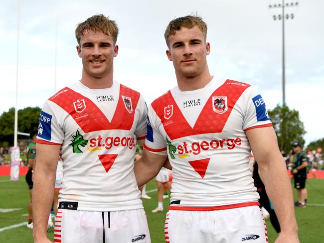 Ryan and Toby Couchman. Picture: NRL