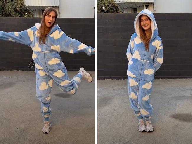 Oodie Cloud Onesie Picture Tiktok @OODIE