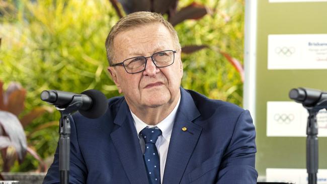 Former AOC president John Coates was defended by Mr George in a defamation trial against 2GB. Picture: Richard Walker