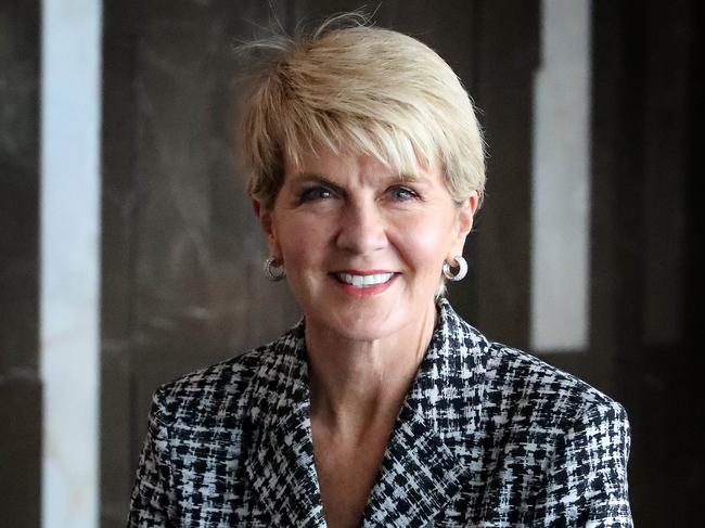 18/10/2019Former foreign minister Julie Bishop at an investment lunch in Perthpic Colin Murty the Australian